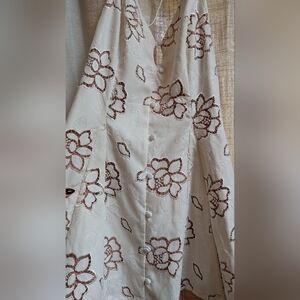 For Love And Lemons Cream Lace Detail Dress